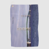 Mackinac Bridge Mackinaw City golfhanddoek (Voorkant)
