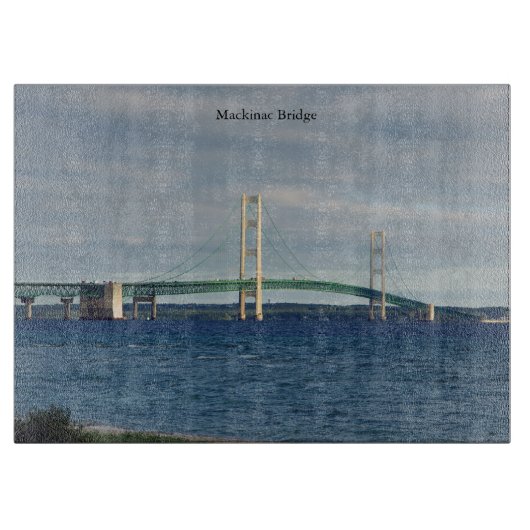 Mackinac Bridge Mackinaw City snijbord Snijplank (Voorkant)