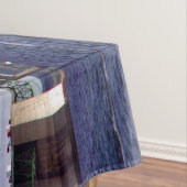 Mackinac Bridge Mackinaw City-tabeldoek Tafelkleed (Voorbeeld)