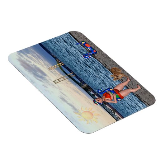 Mackinac Bridge Magnet Magneet (Rechterzijde)