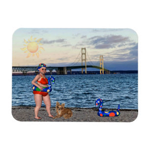 Mackinac Bridge Magnet Magneet
