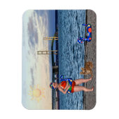 Mackinac Bridge Magnet Magneet (Verticaal)