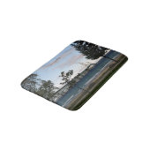 Mackinac Bridge met bomen badmat (Gekanteld)