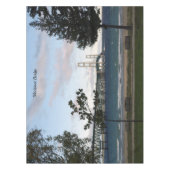 Mackinac Bridge met tafelkleed van bomen (Voorkant)