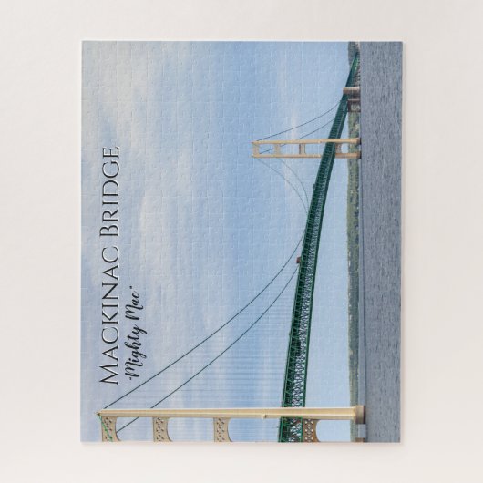 Mackinac Bridge MI, de machtige Mac Legpuzzel (Verticaal)