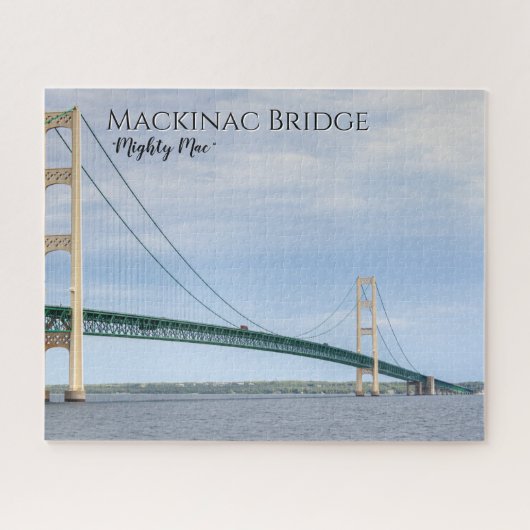 Mackinac Bridge MI, de machtige Mac Legpuzzel (Horizontaal)
