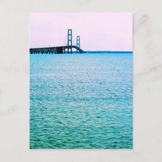 Mackinac Bridge - Michigan - Briefkaart (Voorkant)