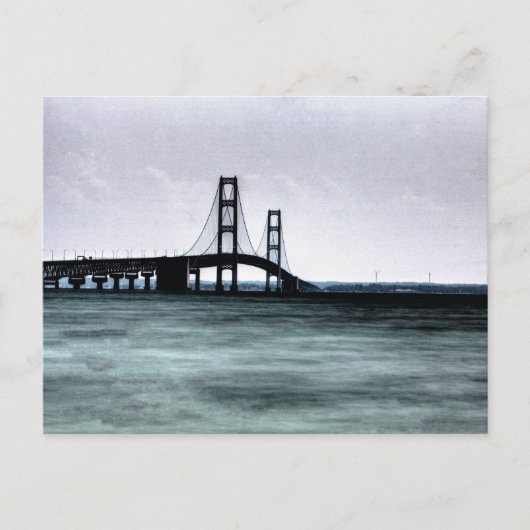 Mackinac Bridge, Michigan Briefkaart (Voorkant)