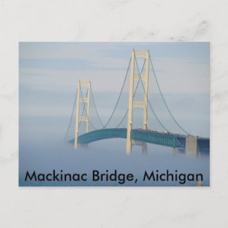 Mackinac Bridge, Michigan Briefkaart