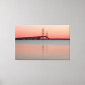 Mackinac Bridge, Michigan Canvas Afdruk (Voorkant)