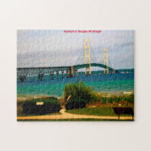 Mackinac Bridge Michigan. Jigzaag Puzzle Legpuzzel (Horizontaal)