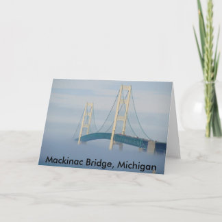 Mackinac Bridge, Michigan Kaart