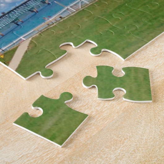 Mackinac Bridge Michigan. Legpuzzel (Zijkant)