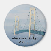 Mackinac Bridge, Michigan Magneet (Voorkant)