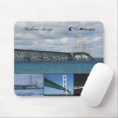 Mackinac Bridge - Michigan Muismat (Met muis)
