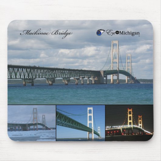 Mackinac Bridge - Michigan Muismat (Voorkant)