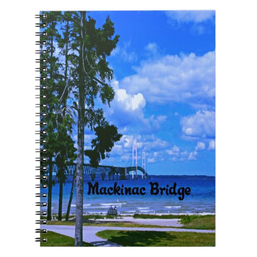 Mackinac Bridge Michigan Notitieboek (Voorkant)