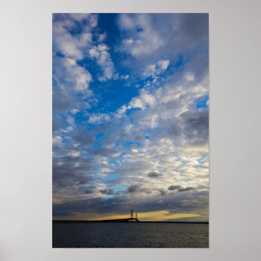 Mackinac Bridge, Michigan Poster (Voorkant)