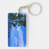 Mackinac Bridge Michigan Sleutelhanger (achterkant)