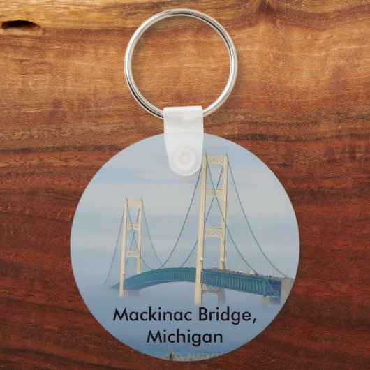 Mackinac Bridge, Michigan Sleutelhanger (Voorkant)