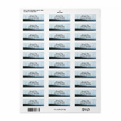 Mackinac Bridge Michigan UP Retouradres Label (Full Sheet)