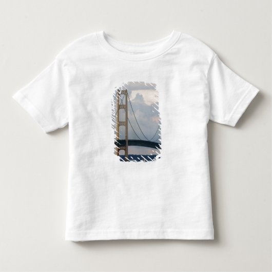Mackinac Bridge, Michigan, Verenigde Staten van Am Kinder Shirts (Voorkant)