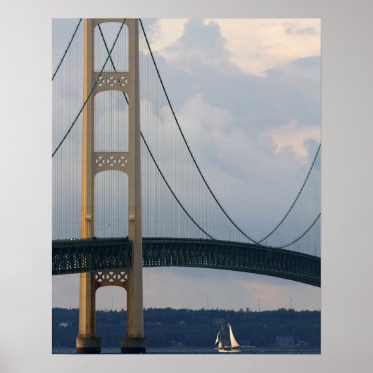 Mackinac Bridge, Michigan, VS Poster (Voorkant)