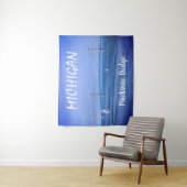 Mackinac Bridge Michigan Wandkleed (In situ)