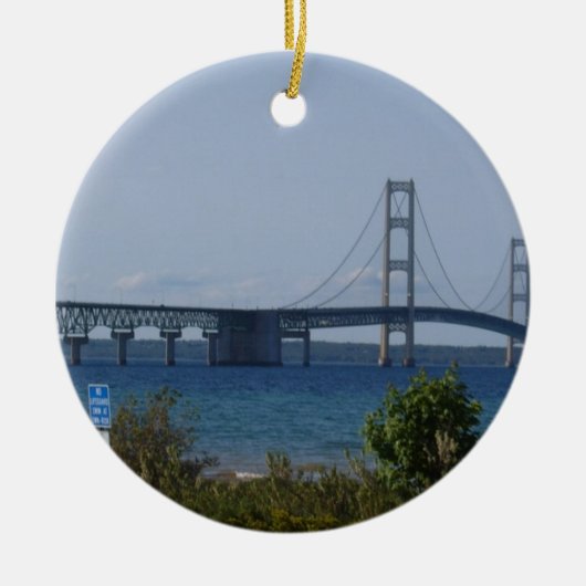 Mackinac Bridge Ornament (Voorkant)