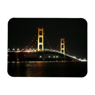 Mackinac Bridge Photo Magnet Magneet