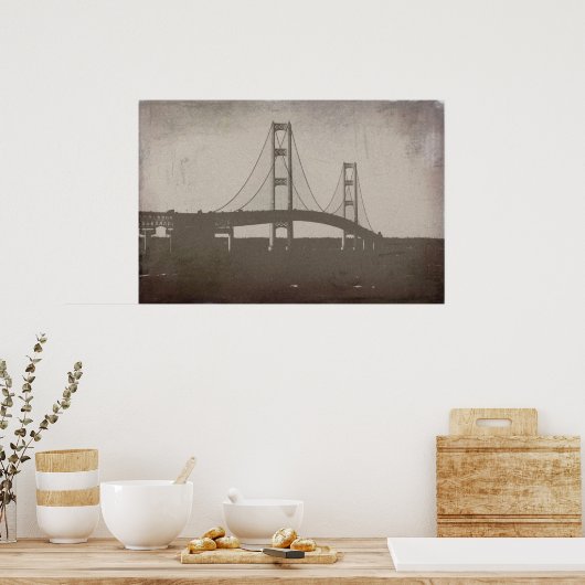 Mackinac Bridge Poster (Keuken)