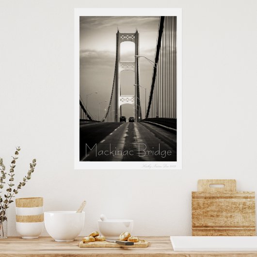 Mackinac Bridge Poster (Keuken)
