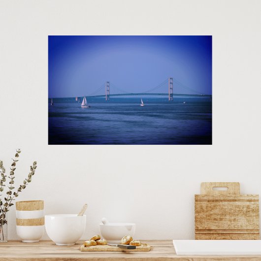Mackinac Bridge Poster (Keuken)
