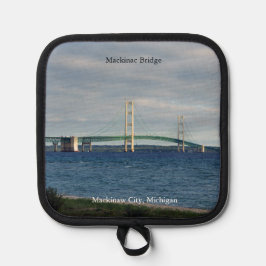 Mackinac Bridge pothouder Pannenlap