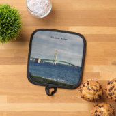 Mackinac Bridge pothouder Pannenlap (Top down)