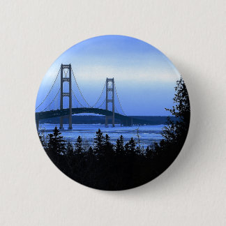Mackinac Bridge Ronde Button 5,7 Cm