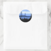 Mackinac Bridge Ronde Sticker (Tas)