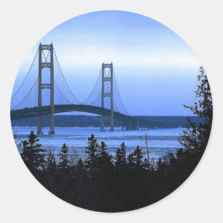Mackinac Bridge Ronde Sticker