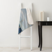 Mackinac Bridge sherpa blanket Sherpa Deken (In situ)