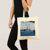 Mackinac Bridge St. Ignace canvas tas (Voorkant (product))