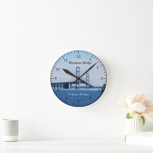 Mackinac Bridge St. Ignace klok (Huis)