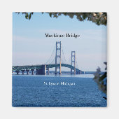 Mackinac Bridge St. Ignace magnet (Voorkant)