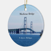 Mackinac Bridge St. Ignace ornament (Links)