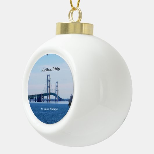 Mackinac Bridge St. Ignace ornament (Rechts)