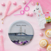 Mackinac Bridge St. Ignace paper bord (Feest)