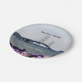 Mackinac Bridge St. Ignace paper bord (Gekanteld)
