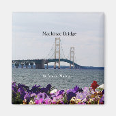 Mackinac Bridge St. Ignace spring magnet (Voorkant)