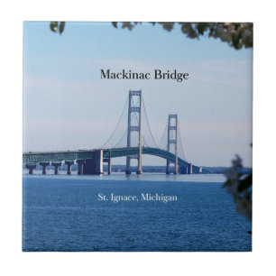 Mackinac Bridge St. Ignace tegels Tegeltje