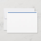 Mackinac Bridge Sterrennacht Note Card Bedankkaart (Achterkant)