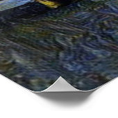 Mackinac Bridge Sterrennacht Poster (Hoek)